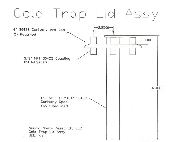 Cold Trap lid assy
